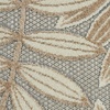 image:imageNourison Home Aloha Ivory Navy 710 x 106 Area Rug  Easy Clean Non Shedding Bed Room Living Room Dining Room Kitchen 8 x 11Natural