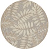 image:imageNourison Home Aloha Ivory Navy 710 x 106 Area Rug  Easy Clean Non Shedding Bed Room Living Room Dining Room Kitchen 8 x 11Natural