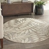 image:imageNourison Home Aloha Ivory Navy 710 x 106 Area Rug  Easy Clean Non Shedding Bed Room Living Room Dining Room Kitchen 8 x 11Natural