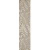 image:imageNourison Home Aloha Ivory Navy 710 x 106 Area Rug  Easy Clean Non Shedding Bed Room Living Room Dining Room Kitchen 8 x 11Natural