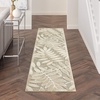 image:imageNourison Home Aloha Ivory Navy 710 x 106 Area Rug  Easy Clean Non Shedding Bed Room Living Room Dining Room Kitchen 8 x 11Natural