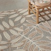 image:imageNourison Home Aloha Ivory Navy 710 x 106 Area Rug  Easy Clean Non Shedding Bed Room Living Room Dining Room Kitchen 8 x 11Natural