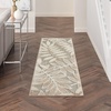 image:imageNourison Home Aloha Ivory Navy 710 x 106 Area Rug  Easy Clean Non Shedding Bed Room Living Room Dining Room Kitchen 8 x 11Natural