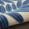 image:imageNourison Home Aloha Ivory Navy 710 x 106 Area Rug  Easy Clean Non Shedding Bed Room Living Room Dining Room Kitchen 8 x 11Navy