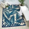 image:imageNourison Home Aloha Ivory Navy 710 x 106 Area Rug  Easy Clean Non Shedding Bed Room Living Room Dining Room Kitchen 8 x 11Navy
