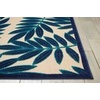 image:imageNourison Home Aloha Ivory Navy 710 x 106 Area Rug  Easy Clean Non Shedding Bed Room Living Room Dining Room Kitchen 8 x 11Navy