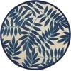 image:imageNourison Home Aloha Ivory Navy 710 x 106 Area Rug  Easy Clean Non Shedding Bed Room Living Room Dining Room Kitchen 8 x 11Navy