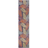 image:imageNourison Home Aloha Ivory Navy 710 x 106 Area Rug  Easy Clean Non Shedding Bed Room Living Room Dining Room Kitchen 8 x 11Navy Multicolor