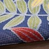 image:imageNourison Home Aloha Ivory Navy 710 x 106 Area Rug  Easy Clean Non Shedding Bed Room Living Room Dining Room Kitchen 8 x 11Navy Multicolor