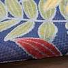 image:imageNourison Home Aloha Ivory Navy 710 x 106 Area Rug  Easy Clean Non Shedding Bed Room Living Room Dining Room Kitchen 8 x 11Navy Multicolor