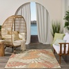 image:imageNourison Home Aloha Ivory Navy 710 x 106 Area Rug  Easy Clean Non Shedding Bed Room Living Room Dining Room Kitchen 8 x 11Sage Rose