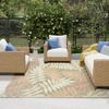 image:imageNourison Home Aloha Ivory Navy 710 x 106 Area Rug  Easy Clean Non Shedding Bed Room Living Room Dining Room Kitchen 8 x 11Sage Rose