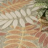 image:imageNourison Home Aloha Ivory Navy 710 x 106 Area Rug  Easy Clean Non Shedding Bed Room Living Room Dining Room Kitchen 8 x 11Sage Rose
