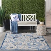 image:imageNourison Home Aloha Multicolor 3 x 5 Area Rug  Easy Clean Non Shedding Bed Room Living Room Dining Room Kitchen 3 x 5Blue Grey