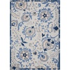image:imageNourison Home Aloha Multicolor 3 x 5 Area Rug  Easy Clean Non Shedding Bed Room Living Room Dining Room Kitchen 3 x 5Blue Grey
