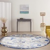 image:imageNourison Home Aloha Multicolor 3 x 5 Area Rug  Easy Clean Non Shedding Bed Room Living Room Dining Room Kitchen 3 x 5Blue Grey