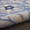 image:imageNourison Home Aloha Multicolor 3 x 5 Area Rug  Easy Clean Non Shedding Bed Room Living Room Dining Room Kitchen 3 x 5Blue Grey