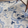 image:imageNourison Home Aloha Multicolor 3 x 5 Area Rug  Easy Clean Non Shedding Bed Room Living Room Dining Room Kitchen 3 x 5Blue Grey