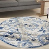 image:imageNourison Home Aloha Multicolor 3 x 5 Area Rug  Easy Clean Non Shedding Bed Room Living Room Dining Room Kitchen 3 x 5Blue Grey