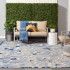 image:imageNourison Home Aloha Multicolor 3 x 5 Area Rug  Easy Clean Non Shedding Bed Room Living Room Dining Room Kitchen 3 x 5Blue Grey