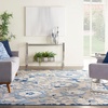 image:imageNourison Home Aloha Multicolor 3 x 5 Area Rug  Easy Clean Non Shedding Bed Room Living Room Dining Room Kitchen 3 x 5Blue Grey