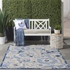 image:imageNourison Home Aloha Multicolor 3 x 5 Area Rug  Easy Clean Non Shedding Bed Room Living Room Dining Room Kitchen 3 x 5Blue Grey