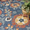 image:imageNourison Home Aloha Multicolor 3 x 5 Area Rug  Easy Clean Non Shedding Bed Room Living Room Dining Room Kitchen 3 x 5Blue Rose