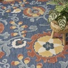 image:imageNourison Home Aloha Multicolor 3 x 5 Area Rug  Easy Clean Non Shedding Bed Room Living Room Dining Room Kitchen 3 x 5Blue Rose