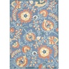 image:imageNourison Home Aloha Multicolor 3 x 5 Area Rug  Easy Clean Non Shedding Bed Room Living Room Dining Room Kitchen 3 x 5Blue Rose