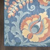image:imageNourison Home Aloha Multicolor 3 x 5 Area Rug  Easy Clean Non Shedding Bed Room Living Room Dining Room Kitchen 3 x 5Blue Rose