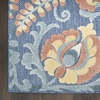 image:imageNourison Home Aloha Multicolor 3 x 5 Area Rug  Easy Clean Non Shedding Bed Room Living Room Dining Room Kitchen 3 x 5Blue Rose