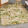 image:imageNourison Home Aloha Multicolor 3 x 5 Area Rug  Easy Clean Non Shedding Bed Room Living Room Dining Room Kitchen 3 x 5Ivory Green