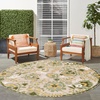 image:imageNourison Home Aloha Multicolor 3 x 5 Area Rug  Easy Clean Non Shedding Bed Room Living Room Dining Room Kitchen 3 x 5Ivory Green