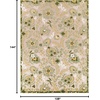 image:imageNourison Home Aloha Multicolor 3 x 5 Area Rug  Easy Clean Non Shedding Bed Room Living Room Dining Room Kitchen 3 x 5Ivory Green