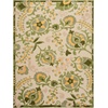 image:imageNourison Home Aloha Multicolor 3 x 5 Area Rug  Easy Clean Non Shedding Bed Room Living Room Dining Room Kitchen 3 x 5Ivory Green
