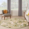 image:imageNourison Home Aloha Multicolor 3 x 5 Area Rug  Easy Clean Non Shedding Bed Room Living Room Dining Room Kitchen 3 x 5Ivory Green