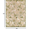 image:imageNourison Home Aloha Multicolor 3 x 5 Area Rug  Easy Clean Non Shedding Bed Room Living Room Dining Room Kitchen 3 x 5Ivory Green