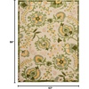 image:imageNourison Home Aloha Multicolor 3 x 5 Area Rug  Easy Clean Non Shedding Bed Room Living Room Dining Room Kitchen 3 x 5Ivory Green