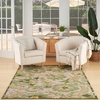 image:imageNourison Home Aloha Multicolor 3 x 5 Area Rug  Easy Clean Non Shedding Bed Room Living Room Dining Room Kitchen 3 x 5Ivory Green