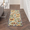 image:imageNourison Home Aloha Multicolor 3 x 5 Area Rug  Easy Clean Non Shedding Bed Room Living Room Dining Room Kitchen 3 x 5Ivory Multicolor