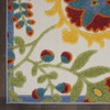 image:imageNourison Home Aloha Multicolor 3 x 5 Area Rug  Easy Clean Non Shedding Bed Room Living Room Dining Room Kitchen 3 x 5Ivory Multicolor