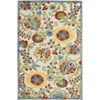 image:imageNourison Home Aloha Multicolor 3 x 5 Area Rug  Easy Clean Non Shedding Bed Room Living Room Dining Room Kitchen 3 x 5Ivory Multicolor