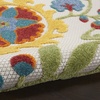 image:imageNourison Home Aloha Multicolor 3 x 5 Area Rug  Easy Clean Non Shedding Bed Room Living Room Dining Room Kitchen 3 x 5Ivory Multicolor
