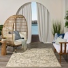 image:imageNourison Home Aloha Multicolor 3 x 5 Area Rug  Easy Clean Non Shedding Bed Room Living Room Dining Room Kitchen 3 x 5Ivory Sage