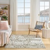 image:imageNourison Home Aloha Multicolor 3 x 5 Area Rug  Easy Clean Non Shedding Bed Room Living Room Dining Room Kitchen 3 x 5Ivory Sage