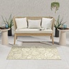image:imageNourison Home Aloha Multicolor 3 x 5 Area Rug  Easy Clean Non Shedding Bed Room Living Room Dining Room Kitchen 3 x 5Ivory Sage