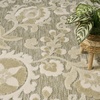 image:imageNourison Home Aloha Multicolor 3 x 5 Area Rug  Easy Clean Non Shedding Bed Room Living Room Dining Room Kitchen 3 x 5Ivory Sage