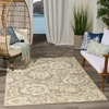 image:imageNourison Home Aloha Multicolor 3 x 5 Area Rug  Easy Clean Non Shedding Bed Room Living Room Dining Room Kitchen 3 x 5Ivory Sage