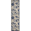 image:imageNourison Home Aloha Multicolor 3 x 5 Area Rug  Easy Clean Non Shedding Bed Room Living Room Dining Room Kitchen 3 x 5Natural Blue