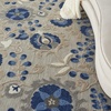 image:imageNourison Home Aloha Multicolor 3 x 5 Area Rug  Easy Clean Non Shedding Bed Room Living Room Dining Room Kitchen 3 x 5Natural Blue